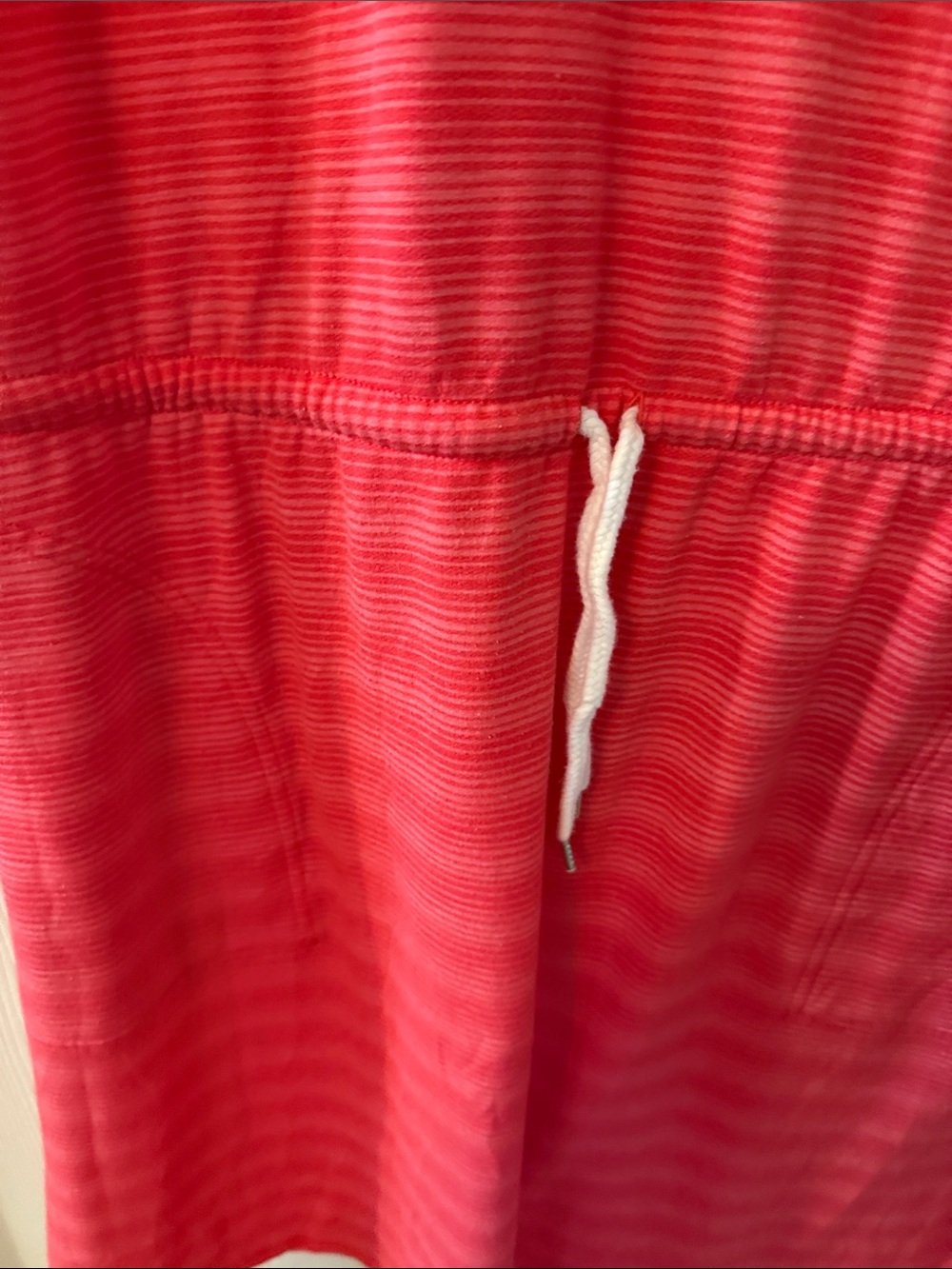 Talbots Coral Pink Sleeveless Collared Knit Romper Dress - Picture 3 of 5